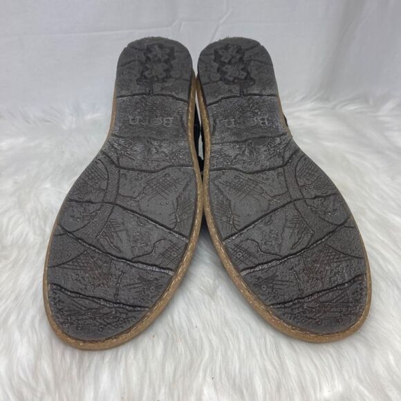 Born Wynter NWOT Black Suede Winter Comfort Booties Sz 10 - Picture 7 of 8